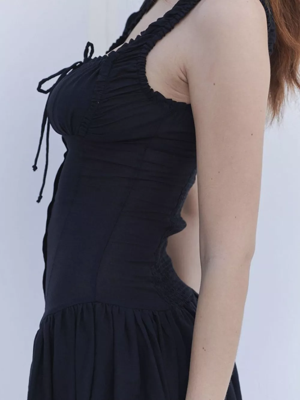 Ruffled Square Neck Tiered Maxi Dress, image 29
