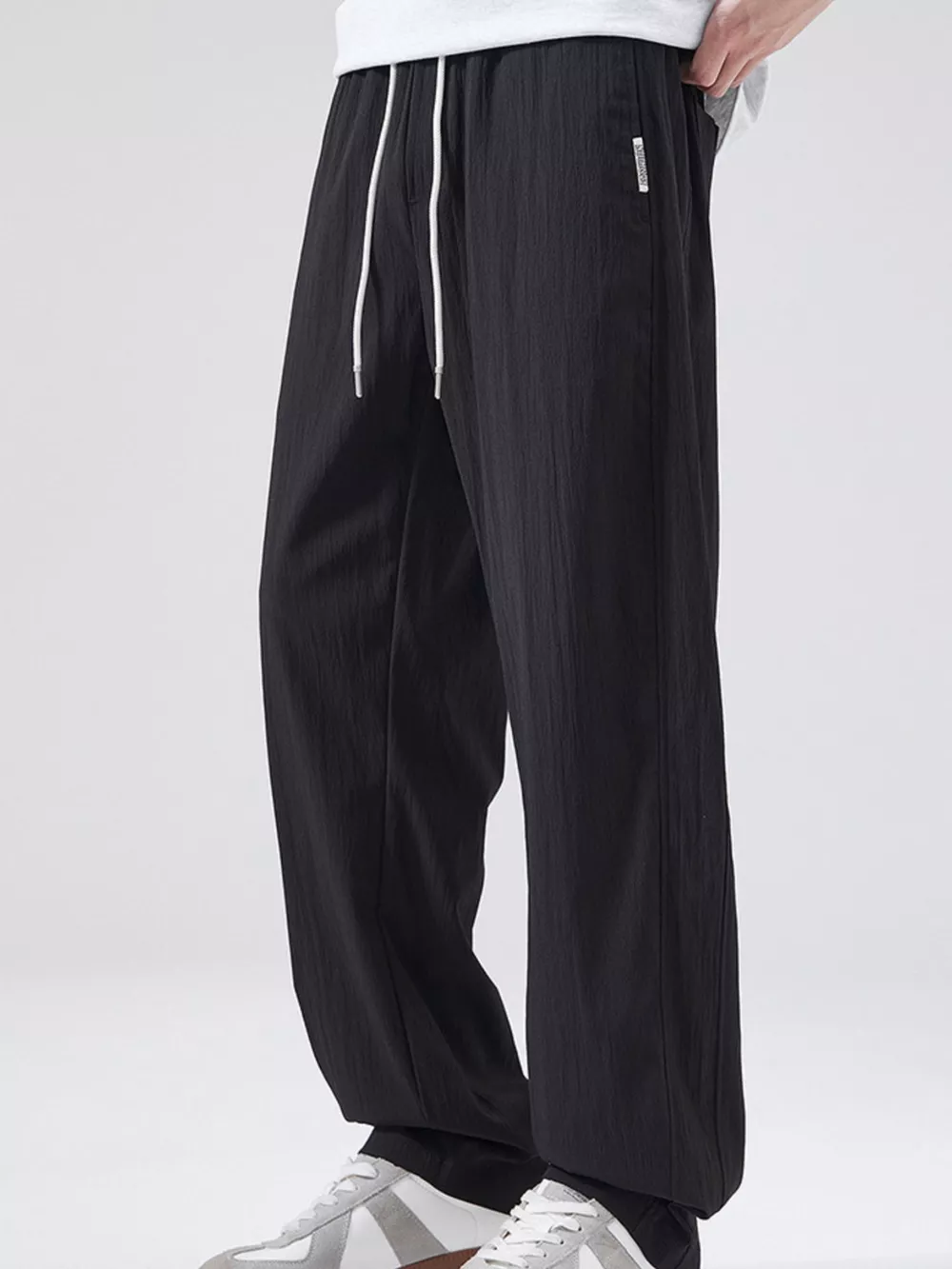 Men's Casual Wide Leg Drawstring Pants