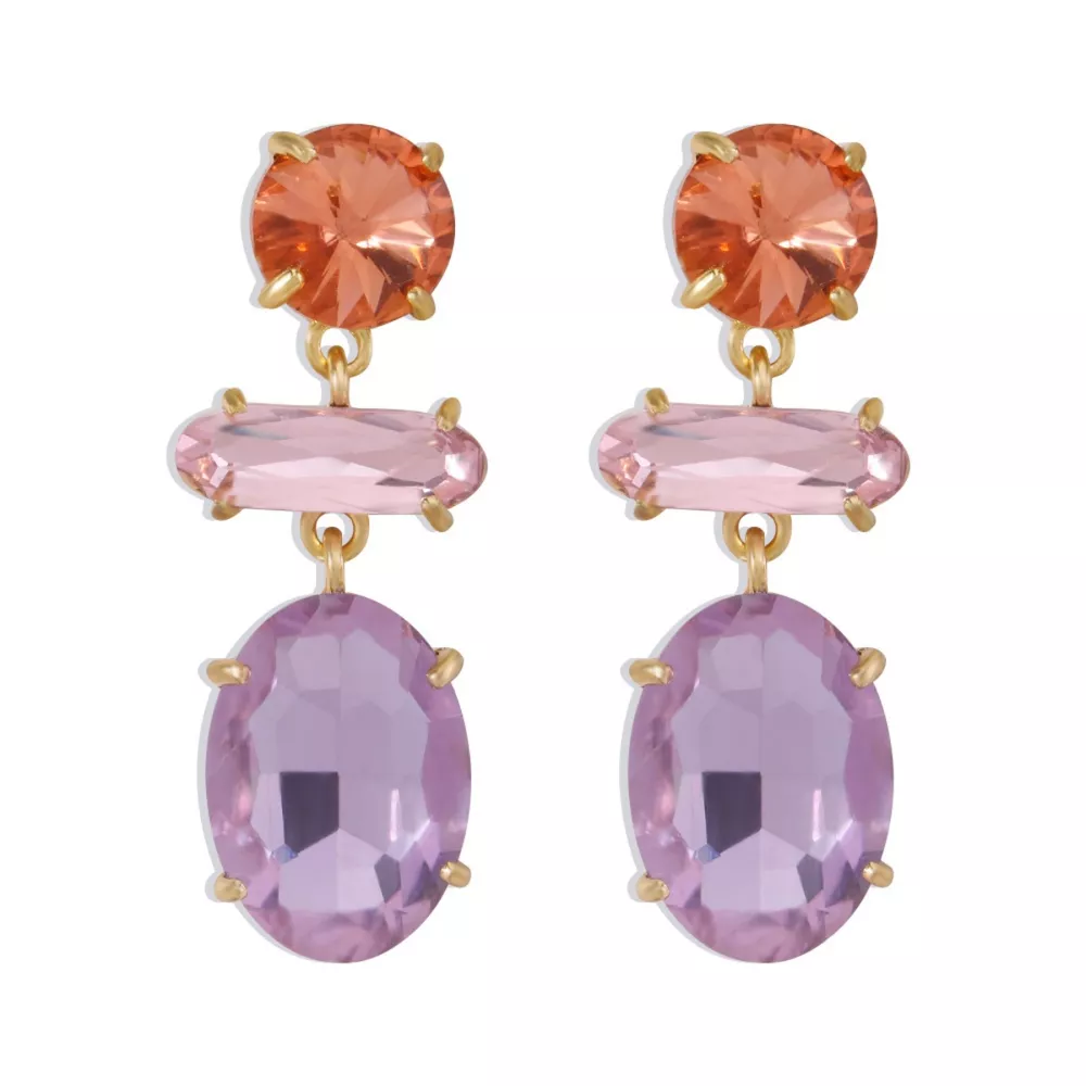 Alloy Geometric Dangle Earrings, image 10