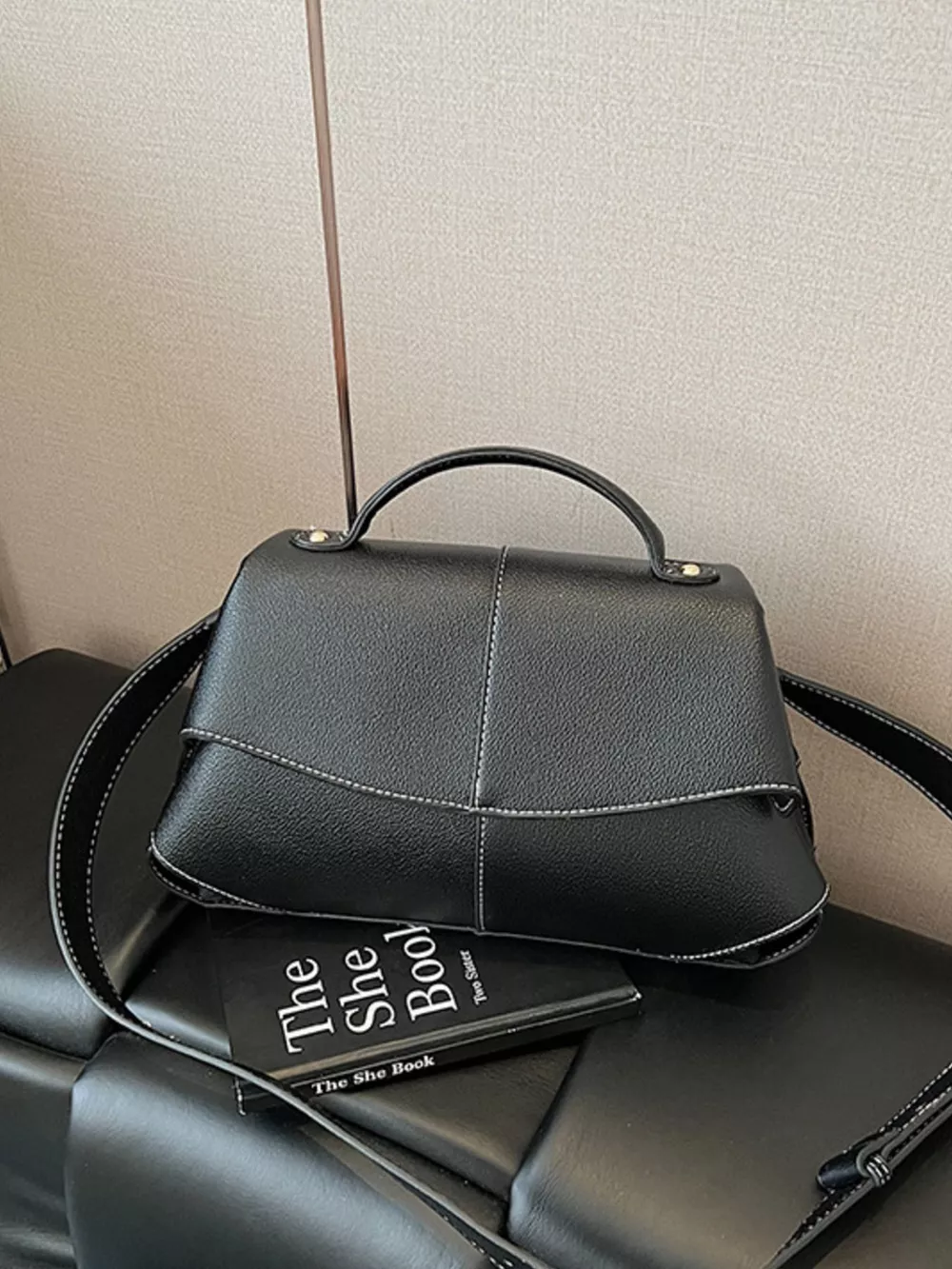 Geometric Flap Shoulder Bag, image 8