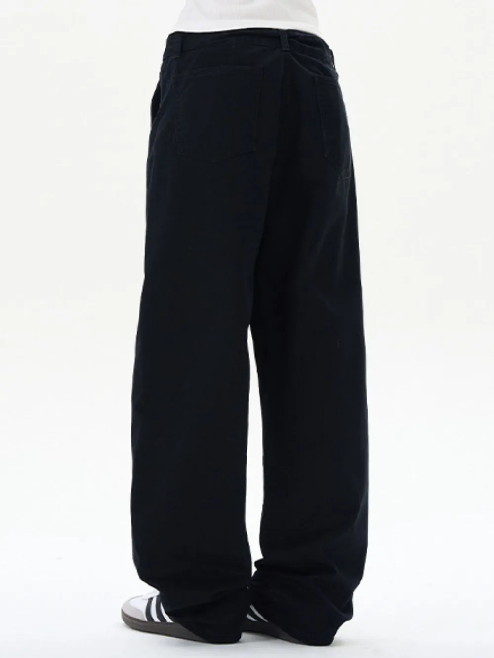 Men's Full Size Washed Wide Leg Cargo Pants Plus Size, image 3
