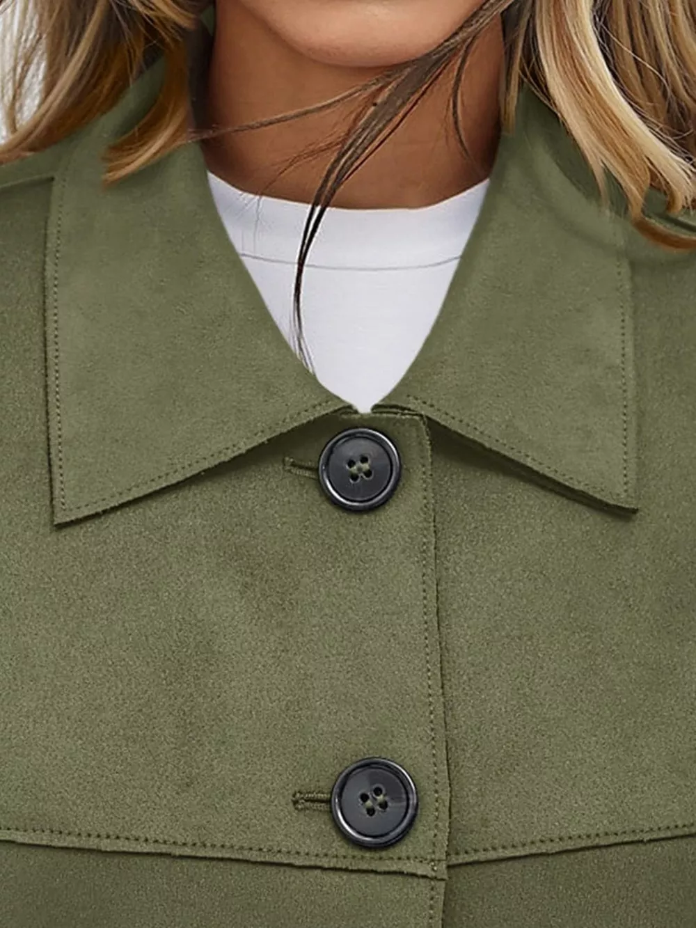 Button-Down Cropped Jacket, image 16