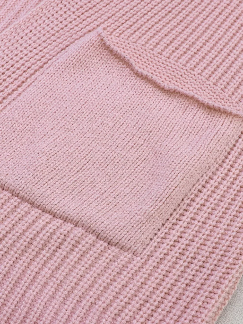 Chunky Knit Open Front Cardigan, image 8