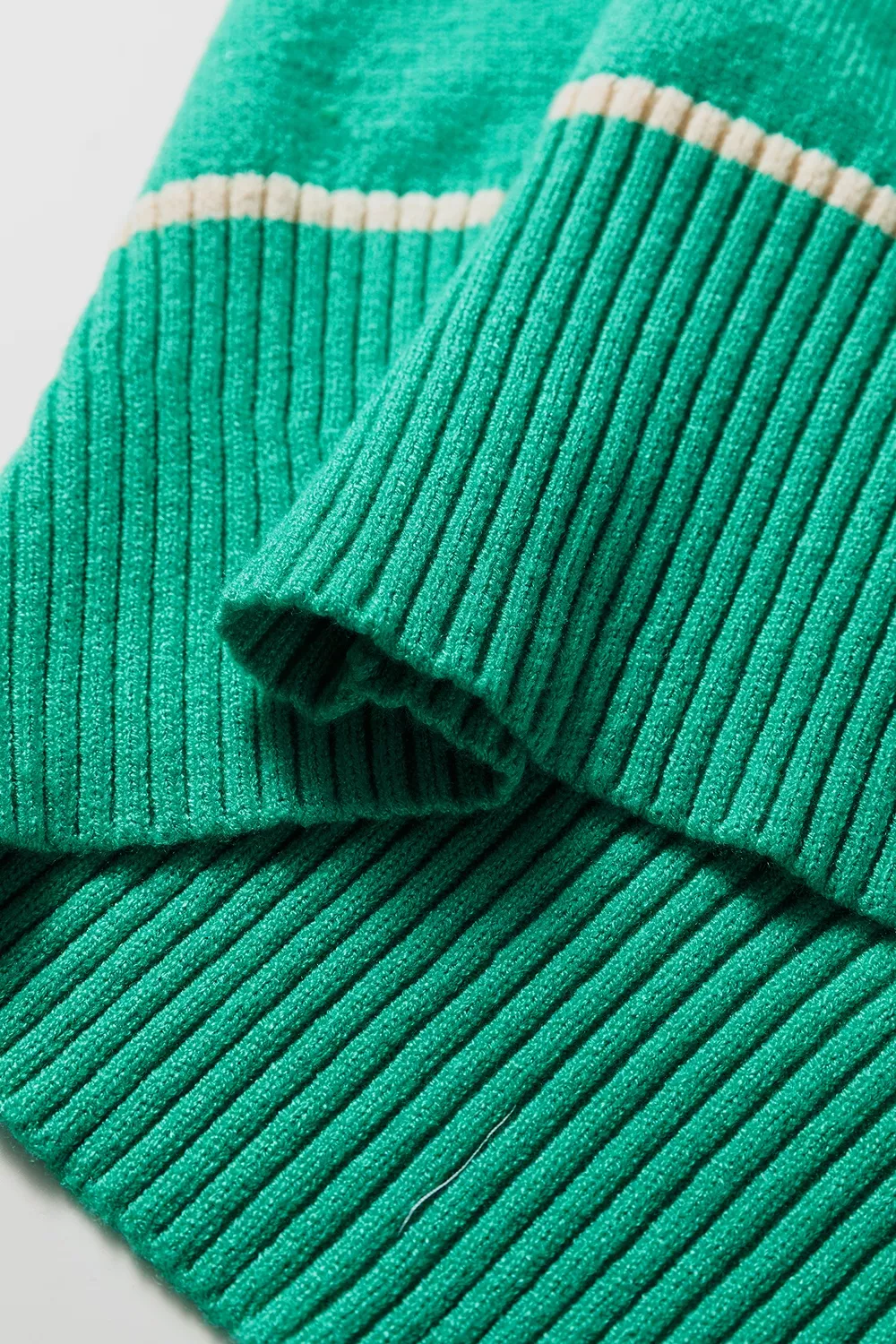 Contrast Detail Drop Shoulder Baggy Sweater, image 8