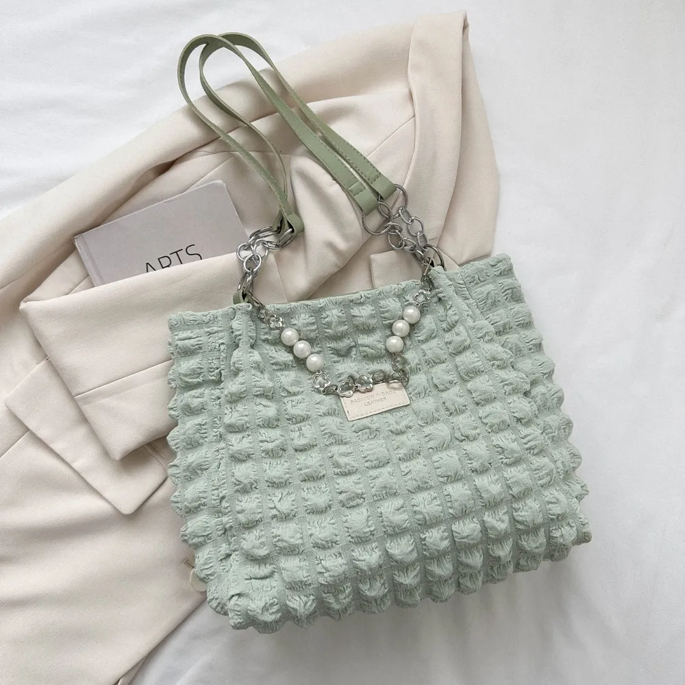 Bubble Textured Tote Bag, image 2