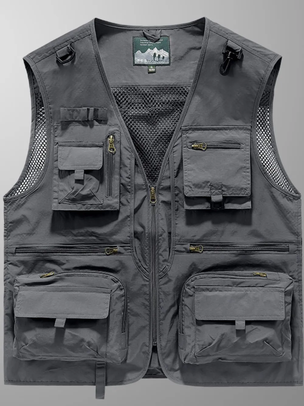 Men's Full Size Zip Up Vest Plus Size, image 2