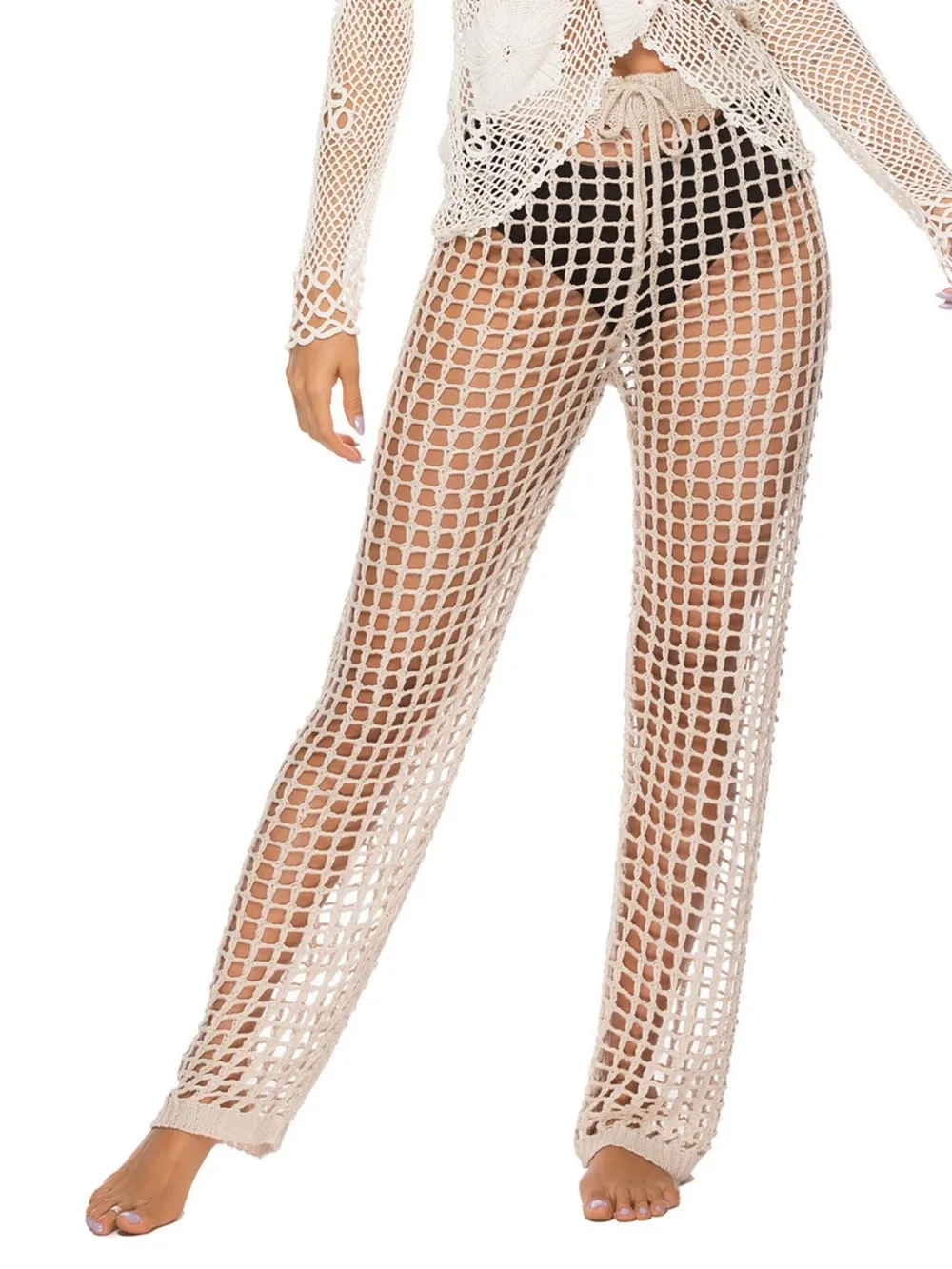 Cutout High Waist Swim Pants, image 14