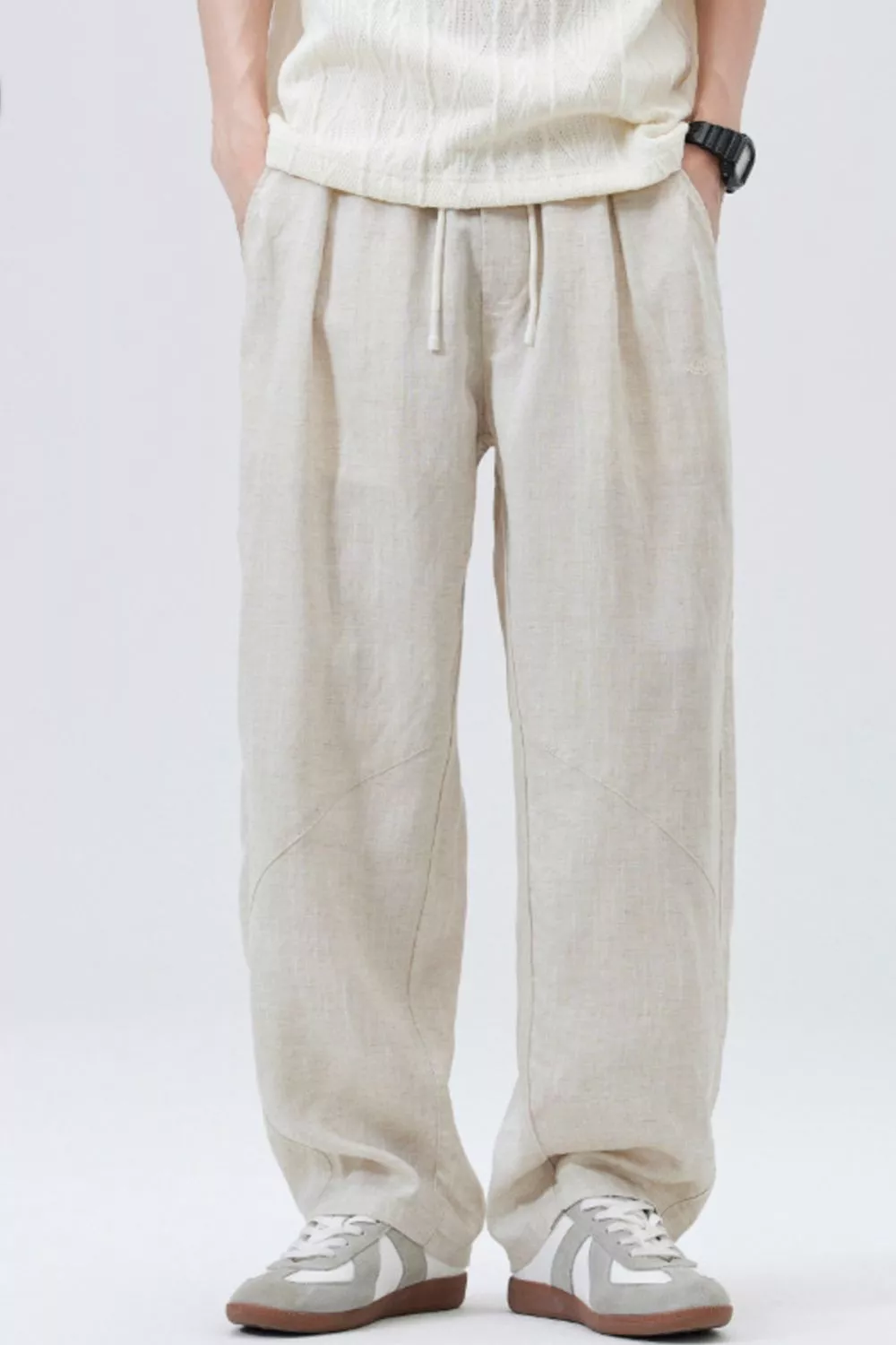 Men's Loose Fit Drawstring Casual Pants