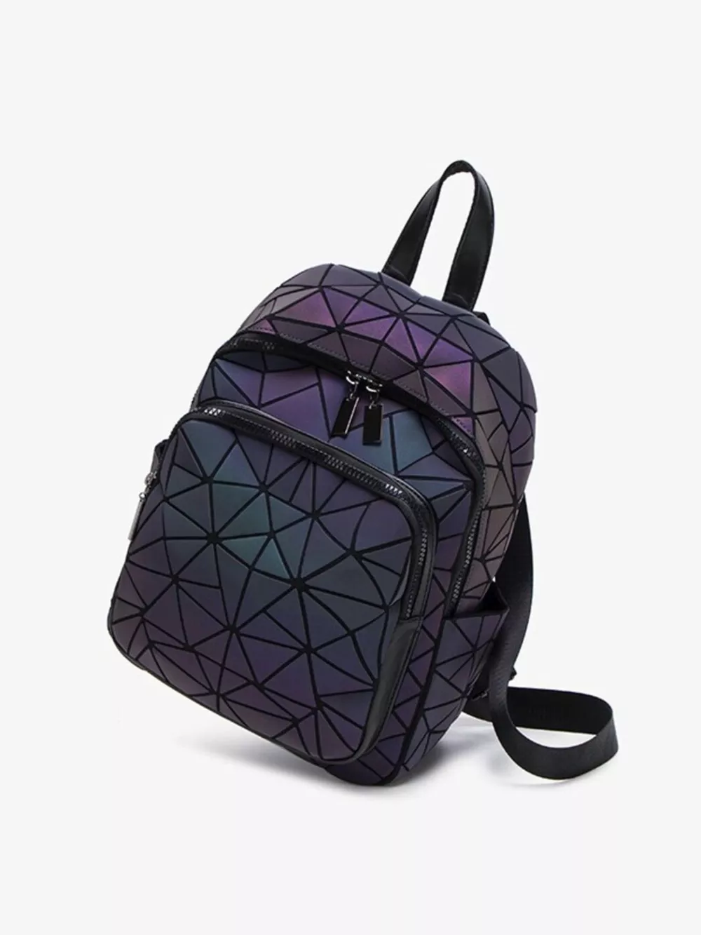 Geometric Adjustable Strap Backpack Bag, image 6