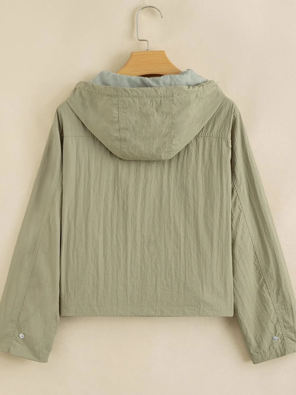 Zip Up Cropped Hooded Utility Jacket, image 10