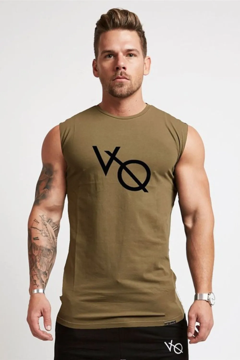 Men's Round Neck Tank, image 3