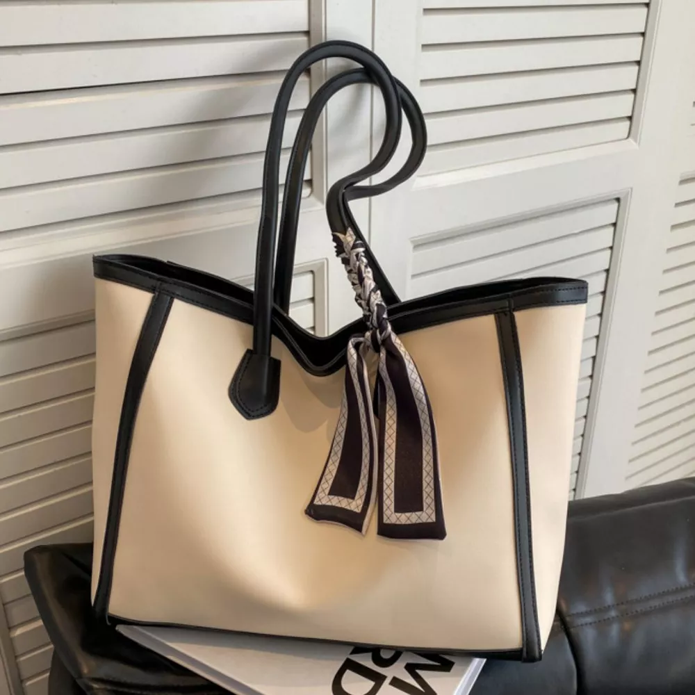 Contrast Tote Bag, image 4