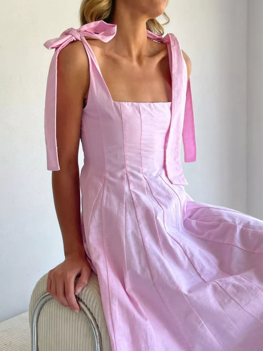 Gradient Tie Shoulder Maxi Dress, image 28
