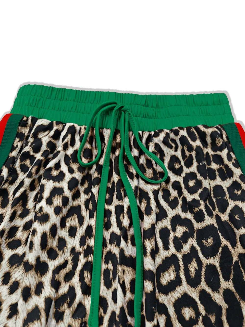 Leopard Round Neck Top and Pants Two-Piece Set, image 12