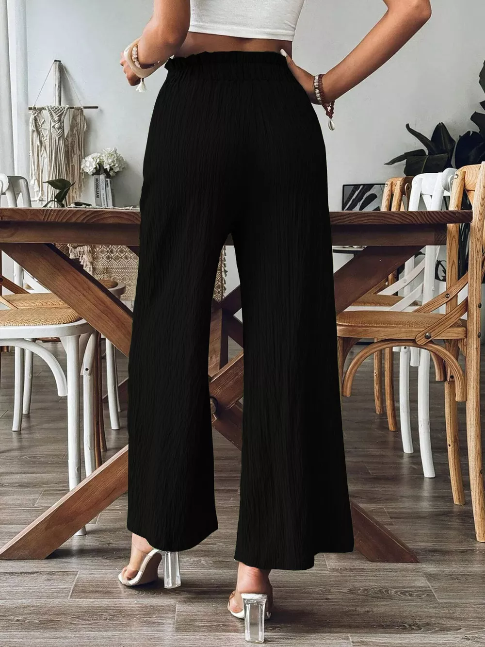 High-Waisted Wide Leg Pants, image 9