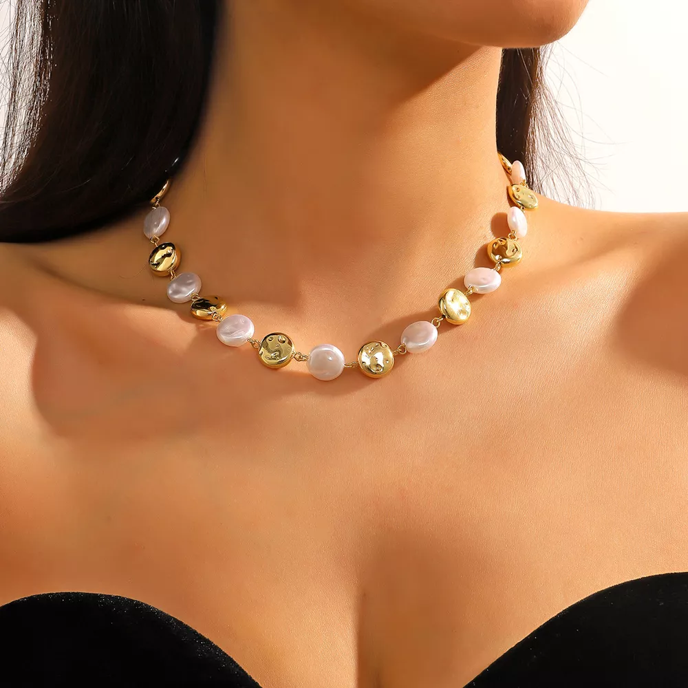 Alloy Pearl Chain Necklace, image 9