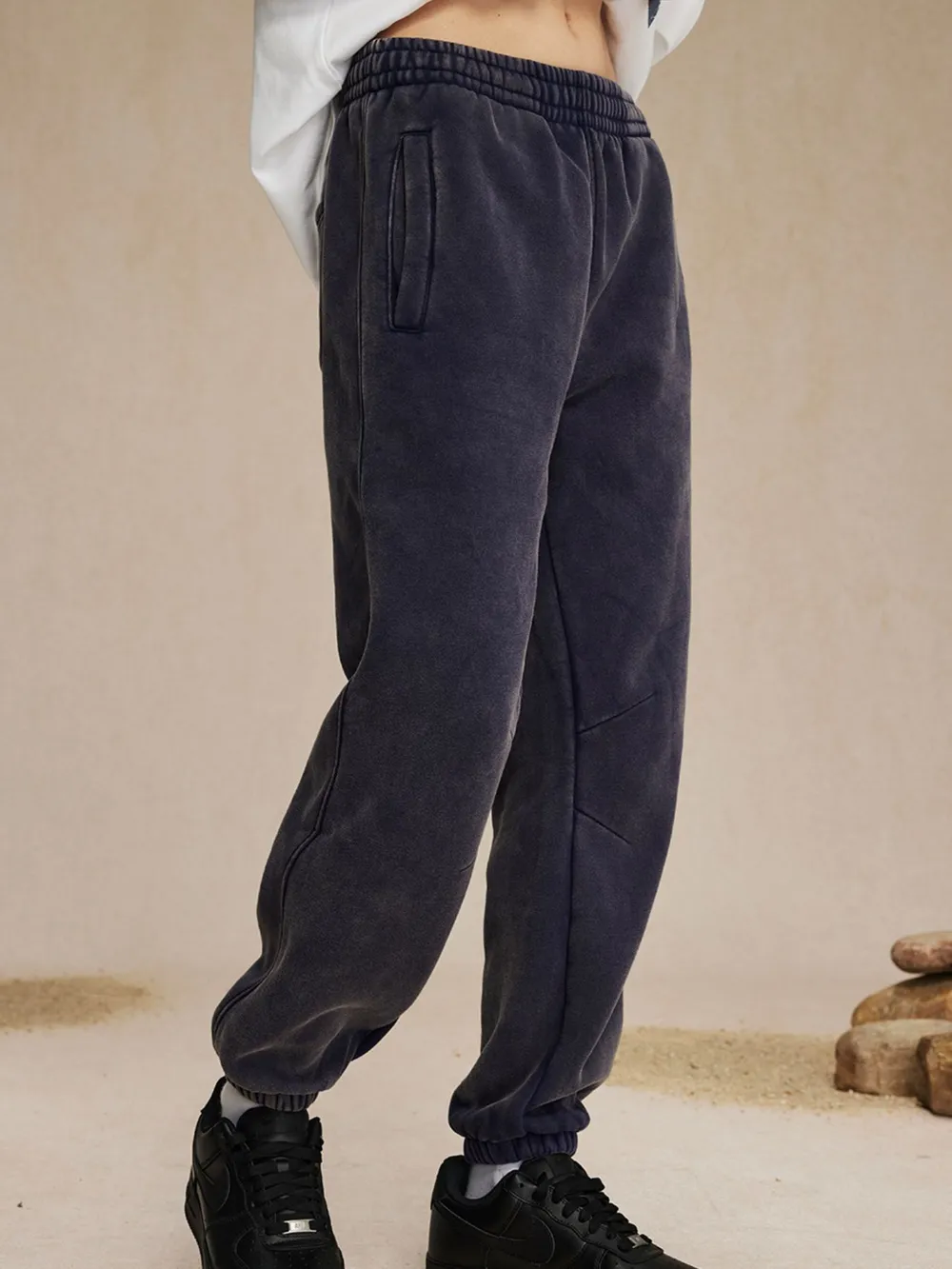 Men's Casual Elastic Waist Cotton Sweatpants, image 6