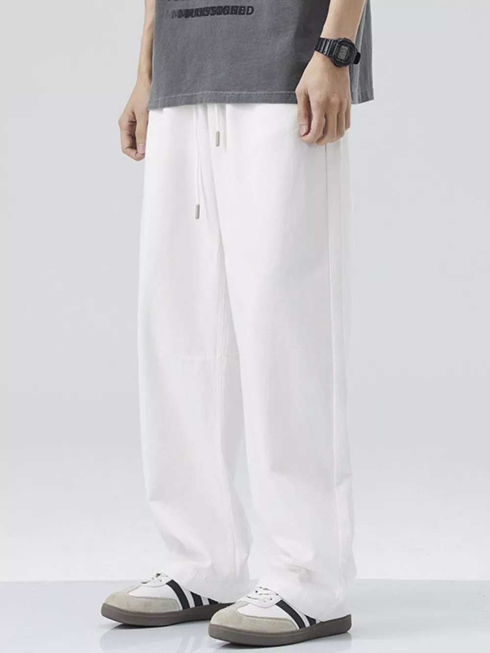 Men's Wide Leg Casual Pants, image 11
