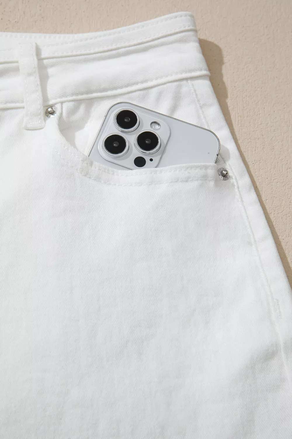 Solid Color Loose Casual Jeans, image 9