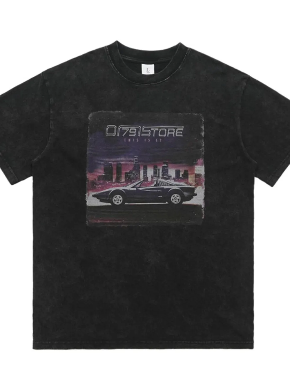 Men's Graphic Round Neck Short Sleeve T-Shirt