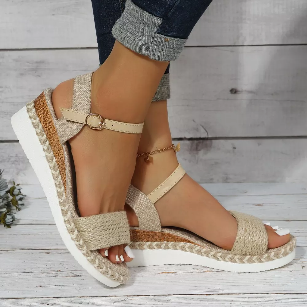 Open Toe Wedge Sandals, image 3