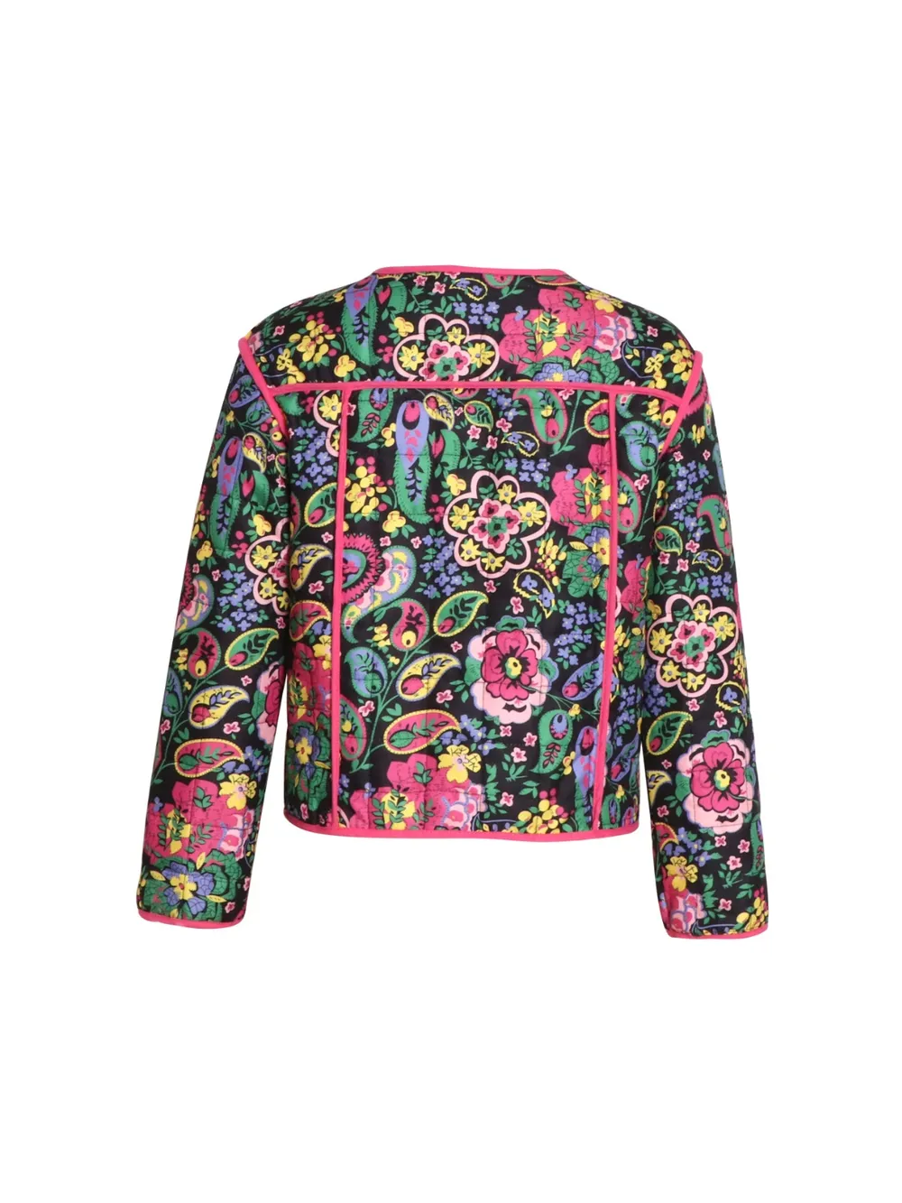 Tied Printed Long Sleeve Jacket, image 9