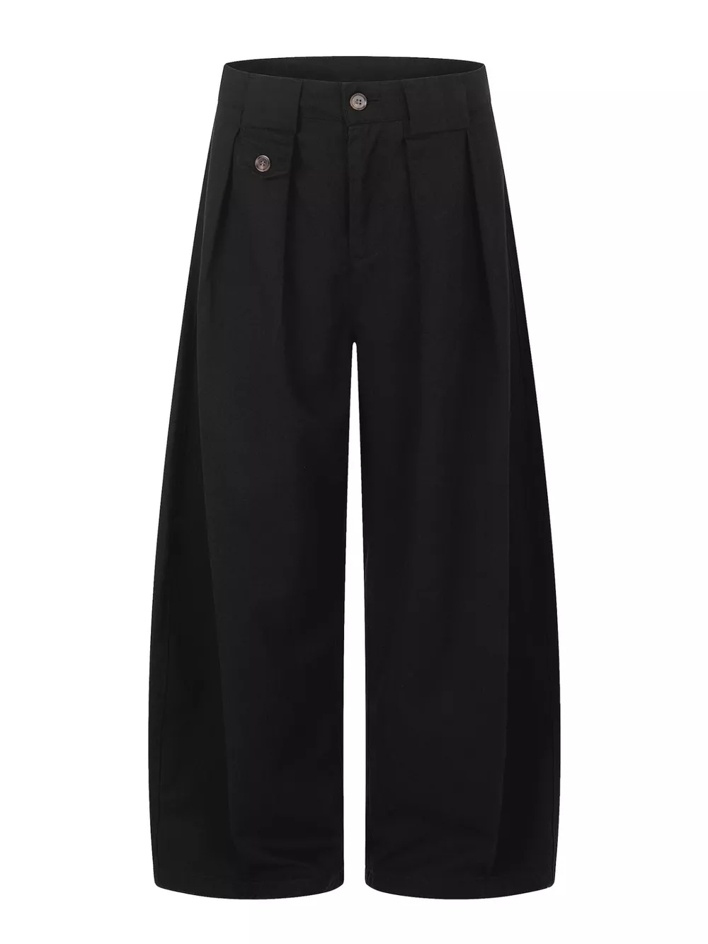 Men's Wide-Leg Pleated Casual Pants, image 4