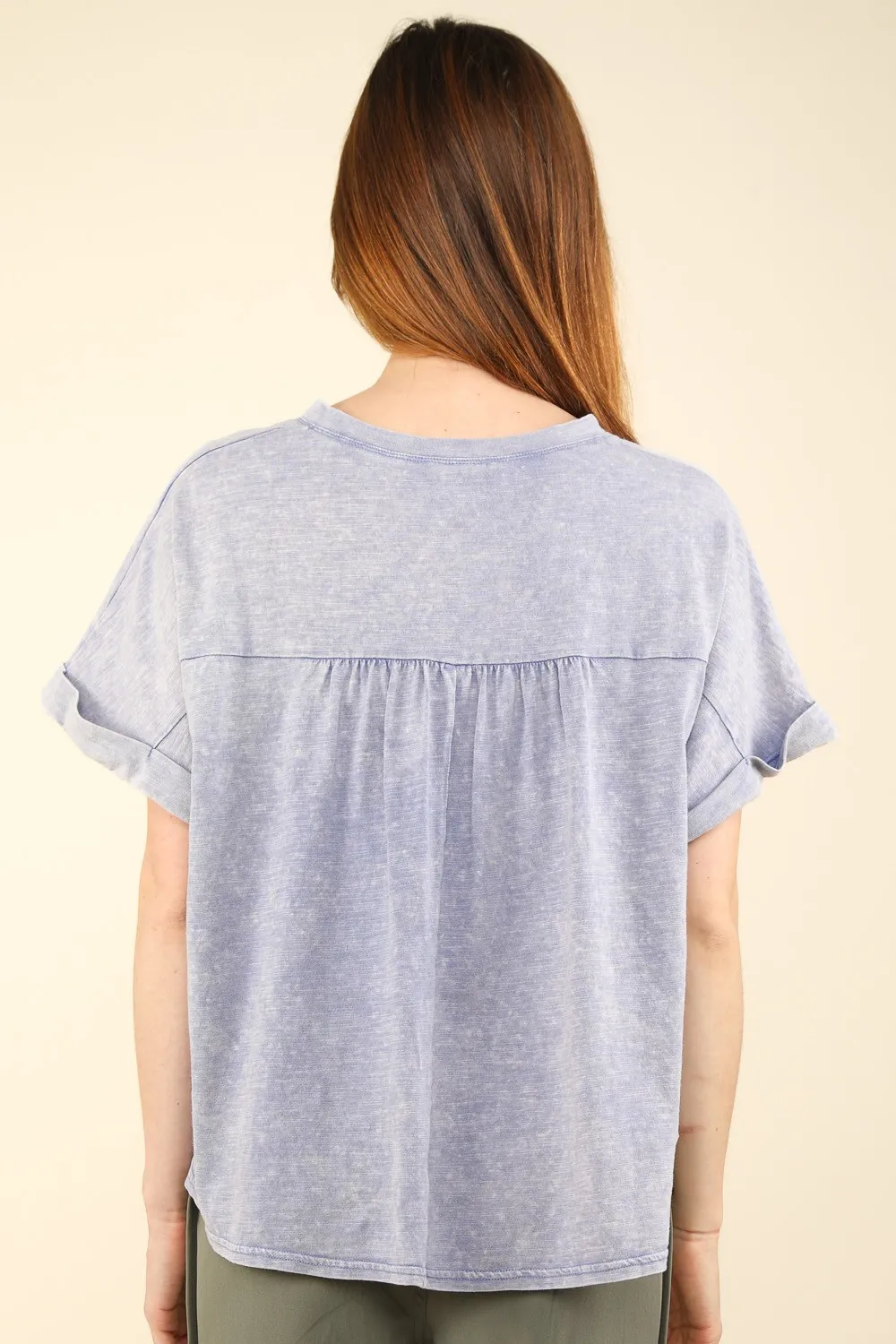 Nochted Short Sleeve Washed T-Shirt, image 2