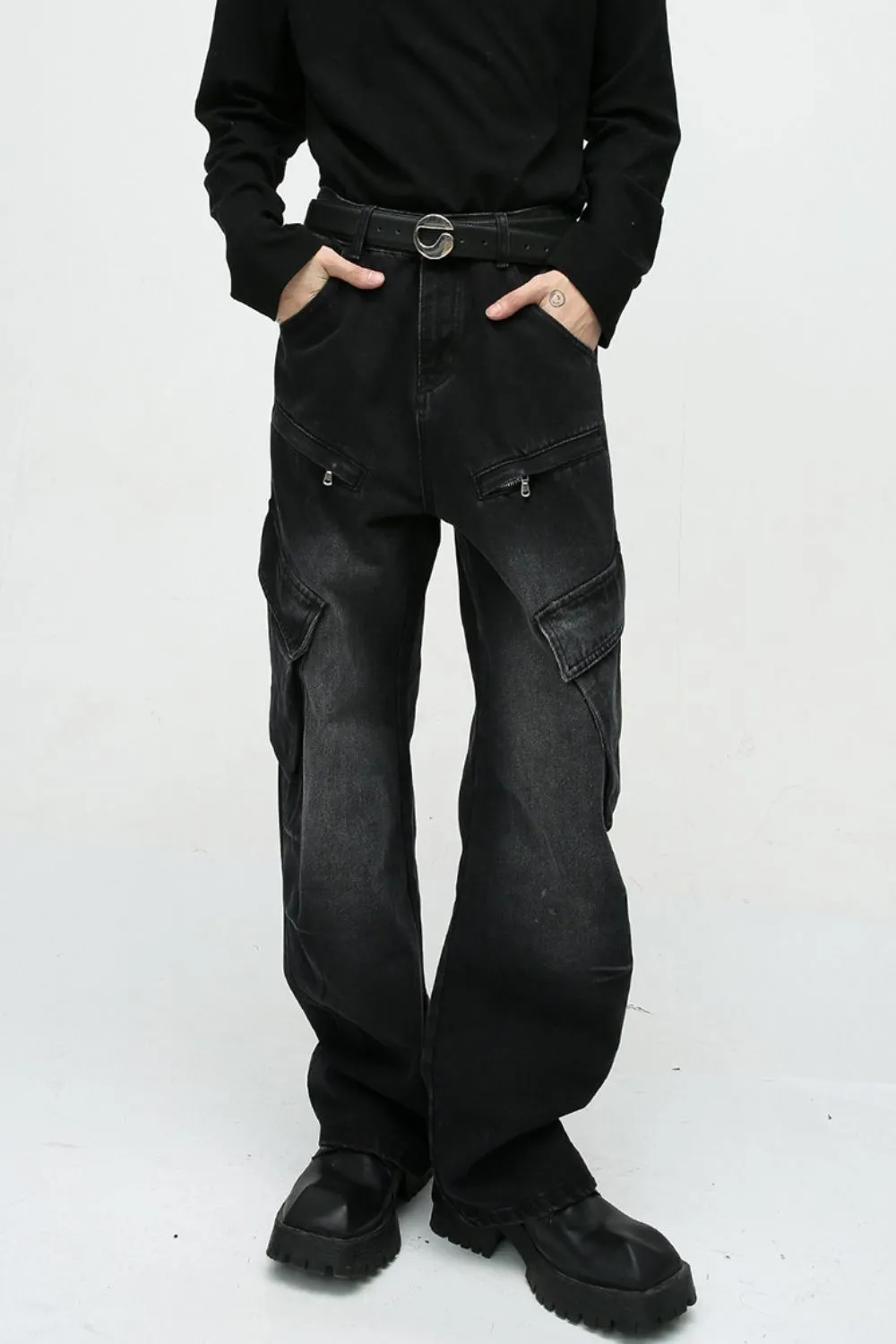 Baggy Jeans with Cargo Pockets, image 5