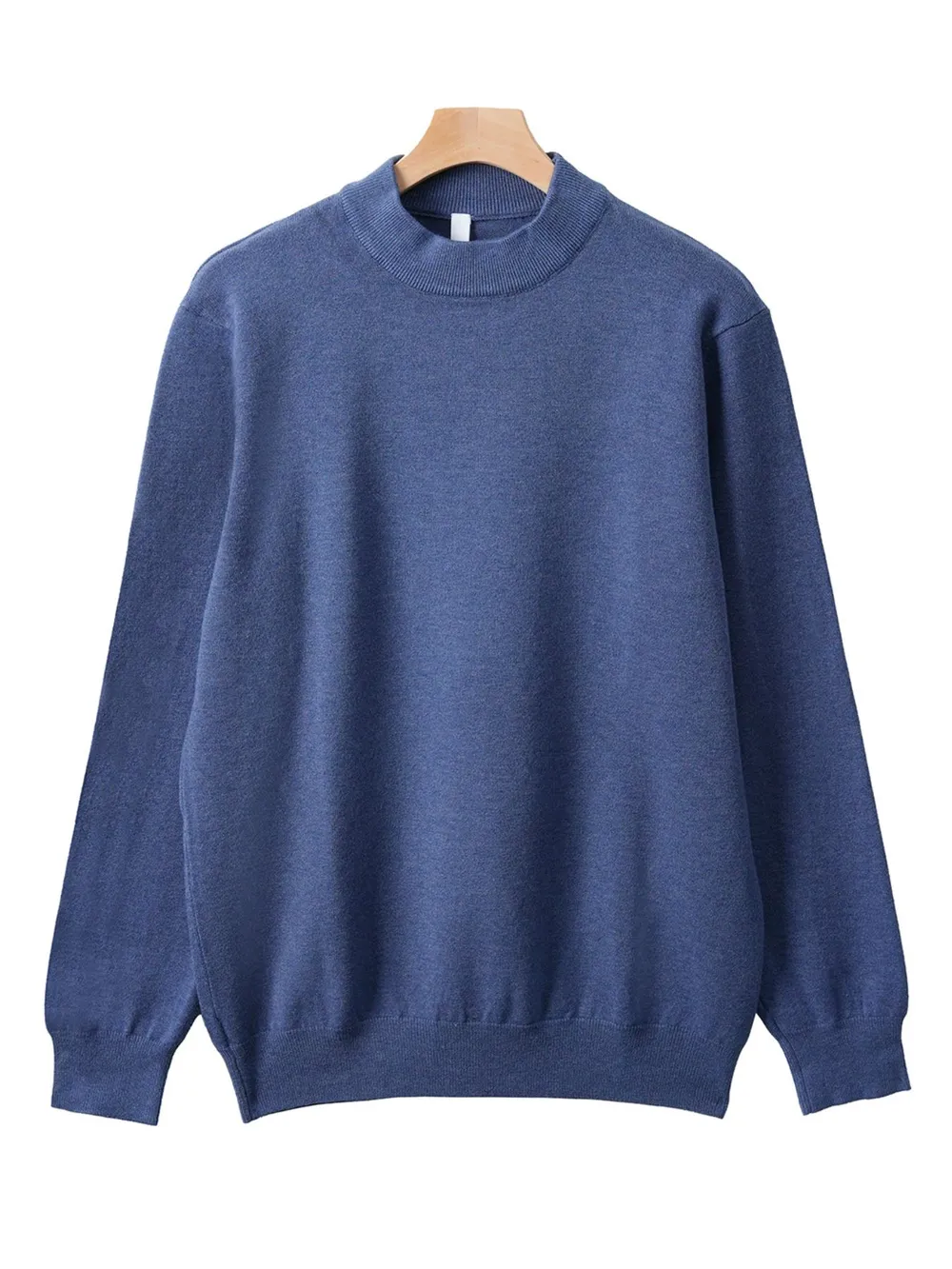 Men's Plus Size Round Neck Long Sleeve Sweater, image 7