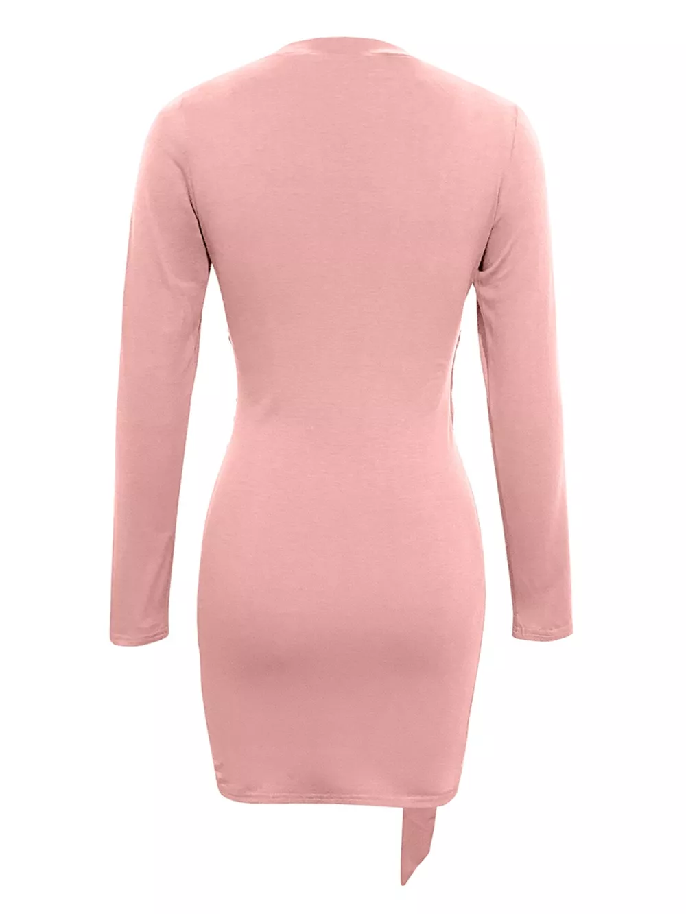Round Neck Long Sleeve Bodycon Dress, image 16