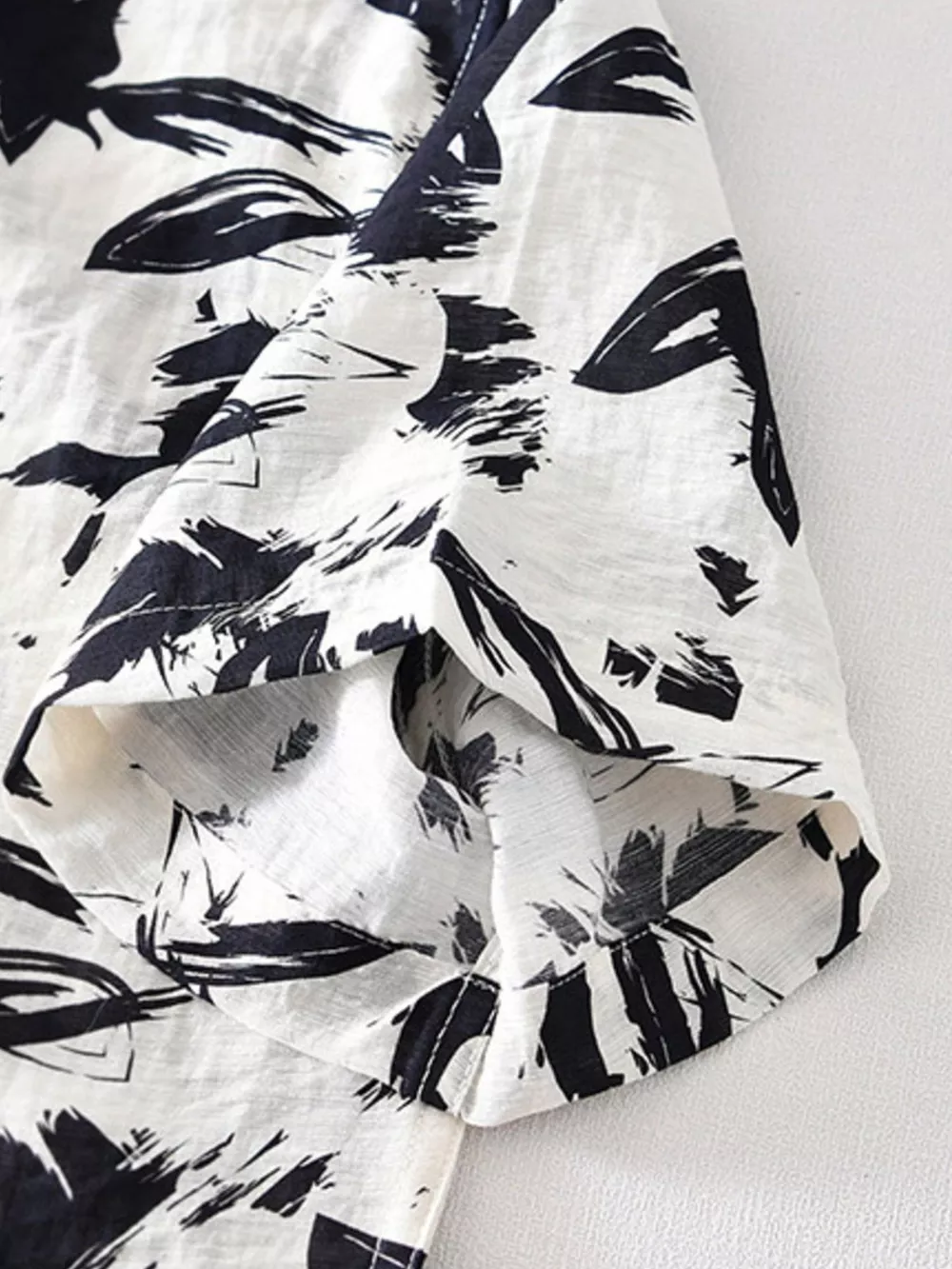 Men's Plus Size Printed Short Sleeve Casual Shirt, image 5