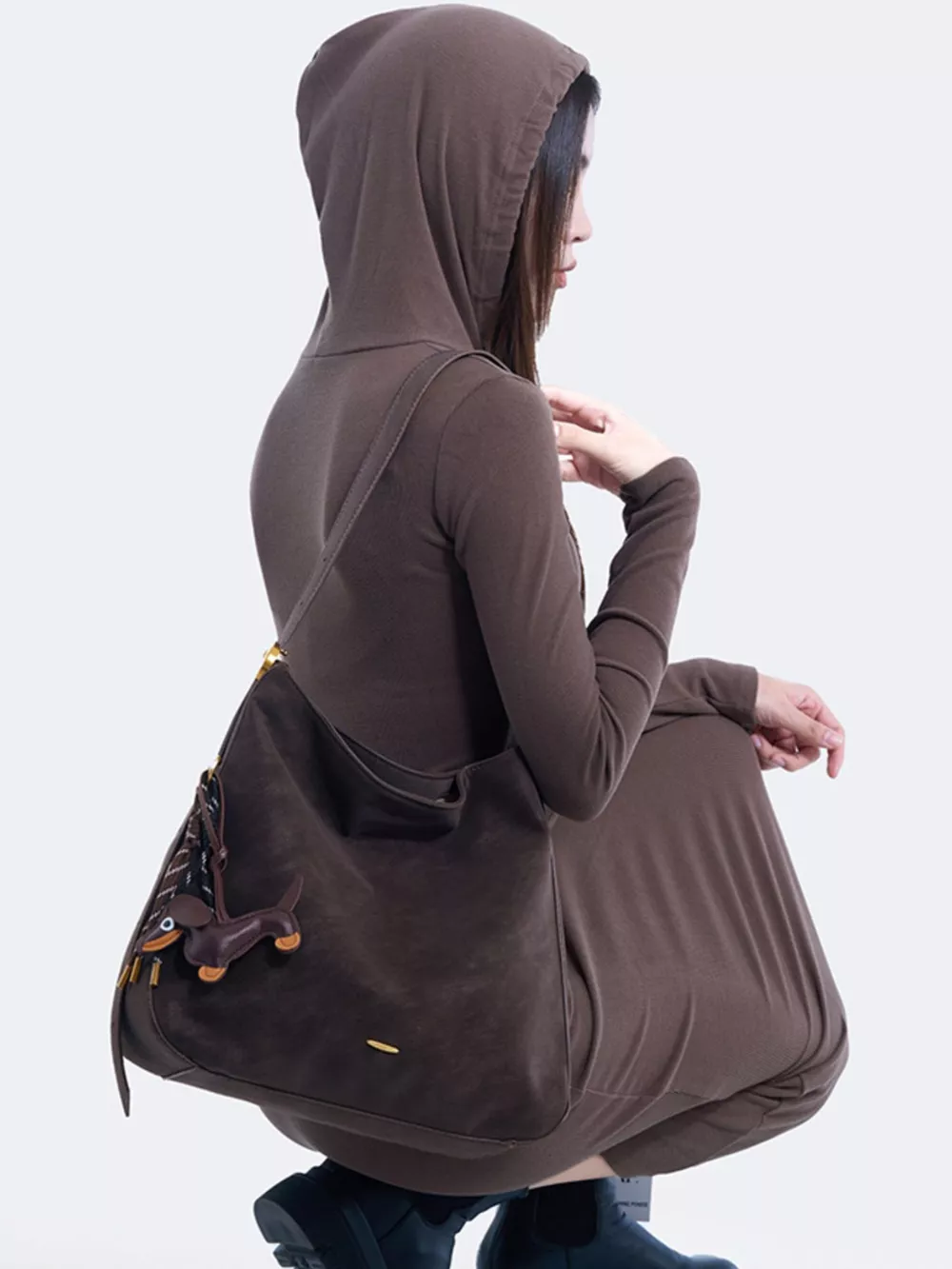 Soft Touch Hobo Shoulder Bag, image 3