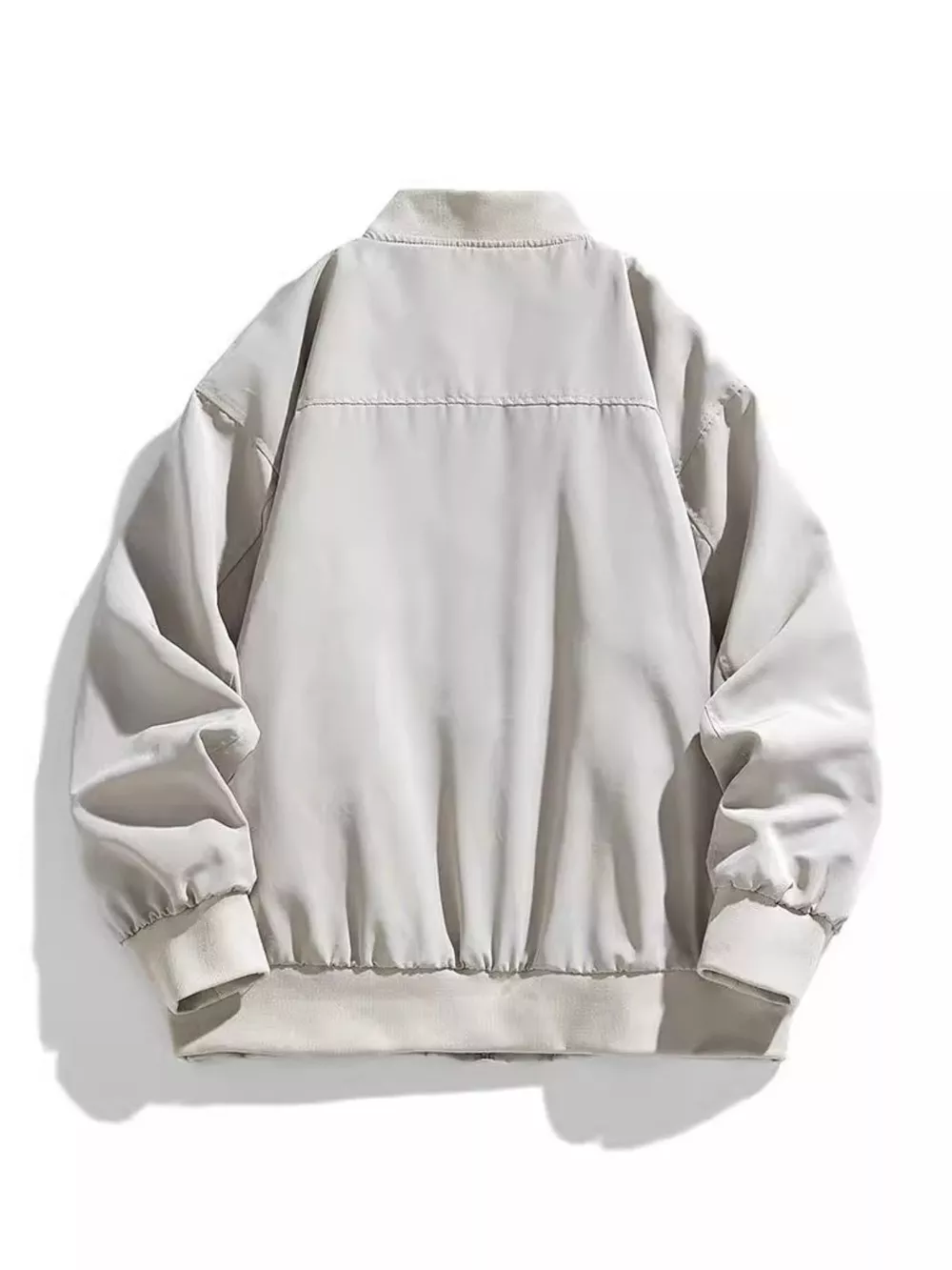 Men's Plus Size Casual Lightweight Bomber Jacket, image 2