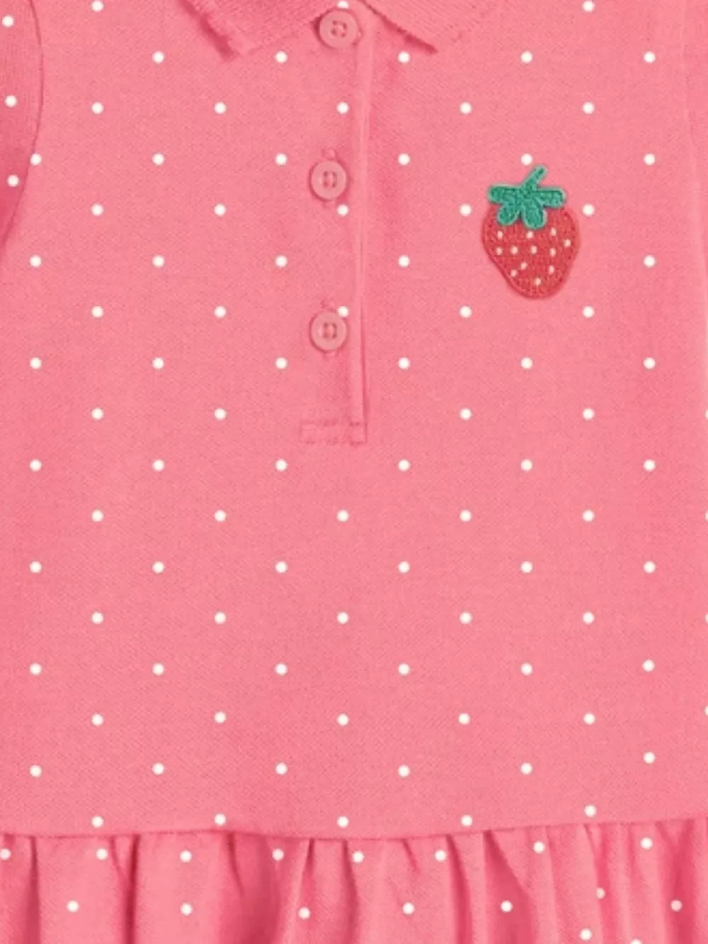 Children's Button Detail Short Sleeve Dress, image 5