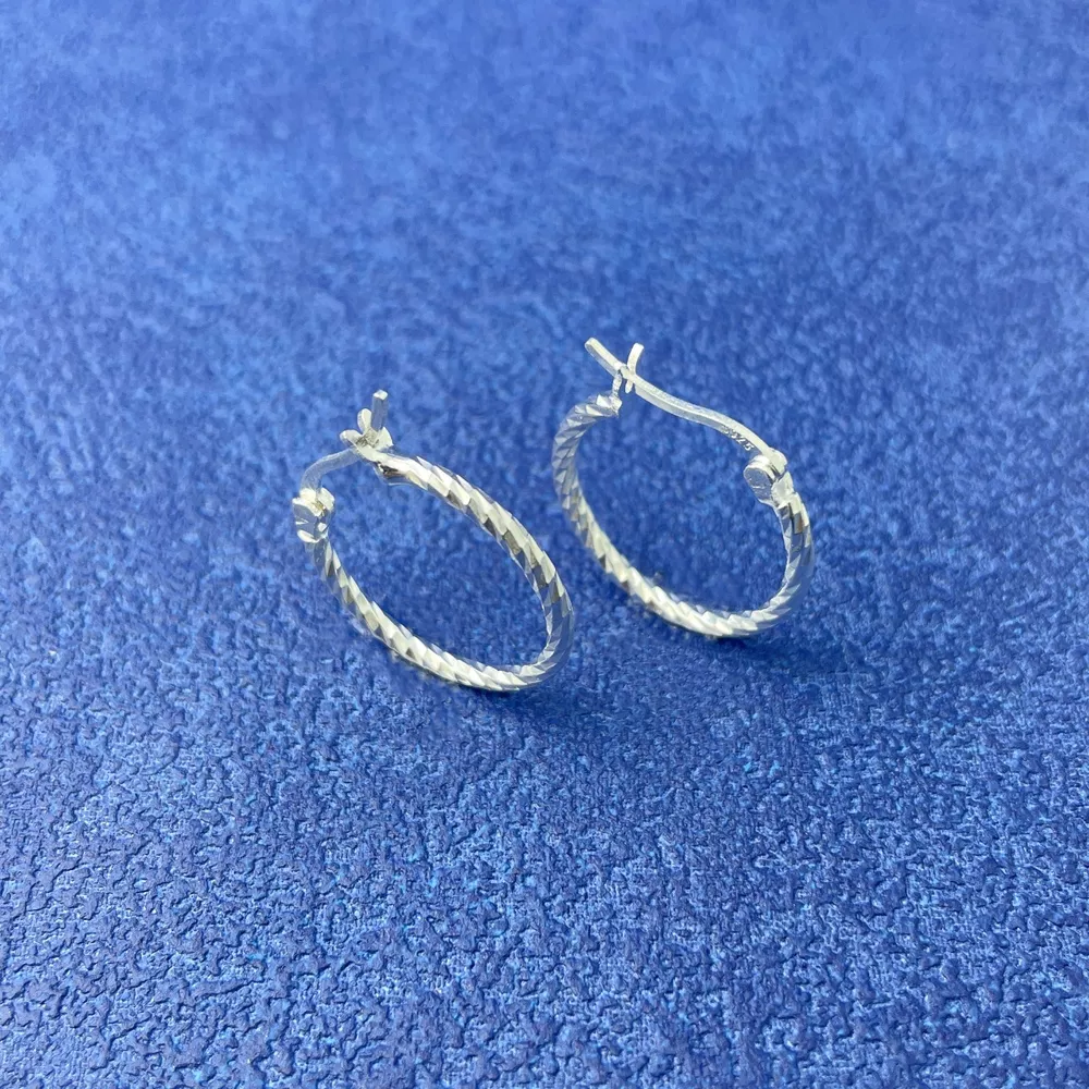 925 Sterling Silver Hoop Earrings, image 7