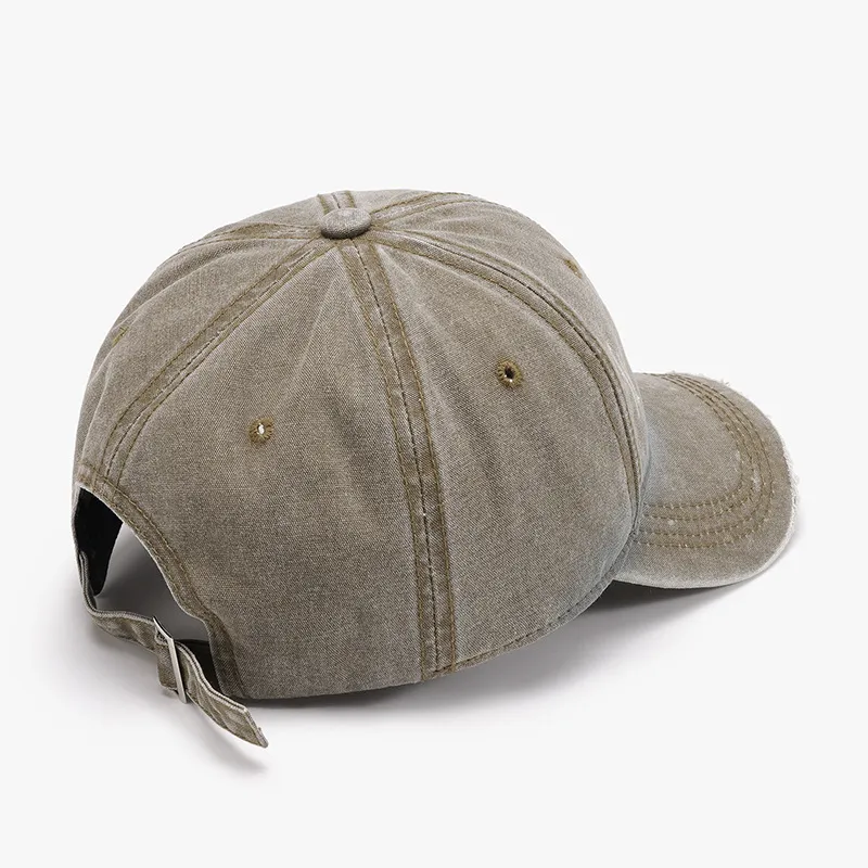Distressed Washed Adjustable Baseball Cap, image 6