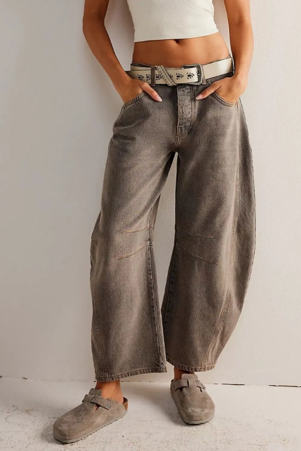 Wide Leg Jeans with Pockets, image 19