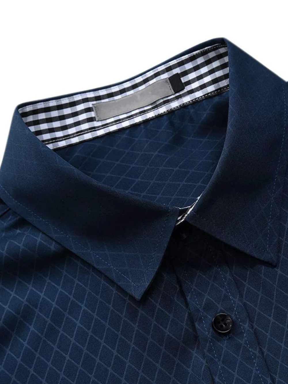 Men's Collared Neck Short Sleeve Shirt, image 6