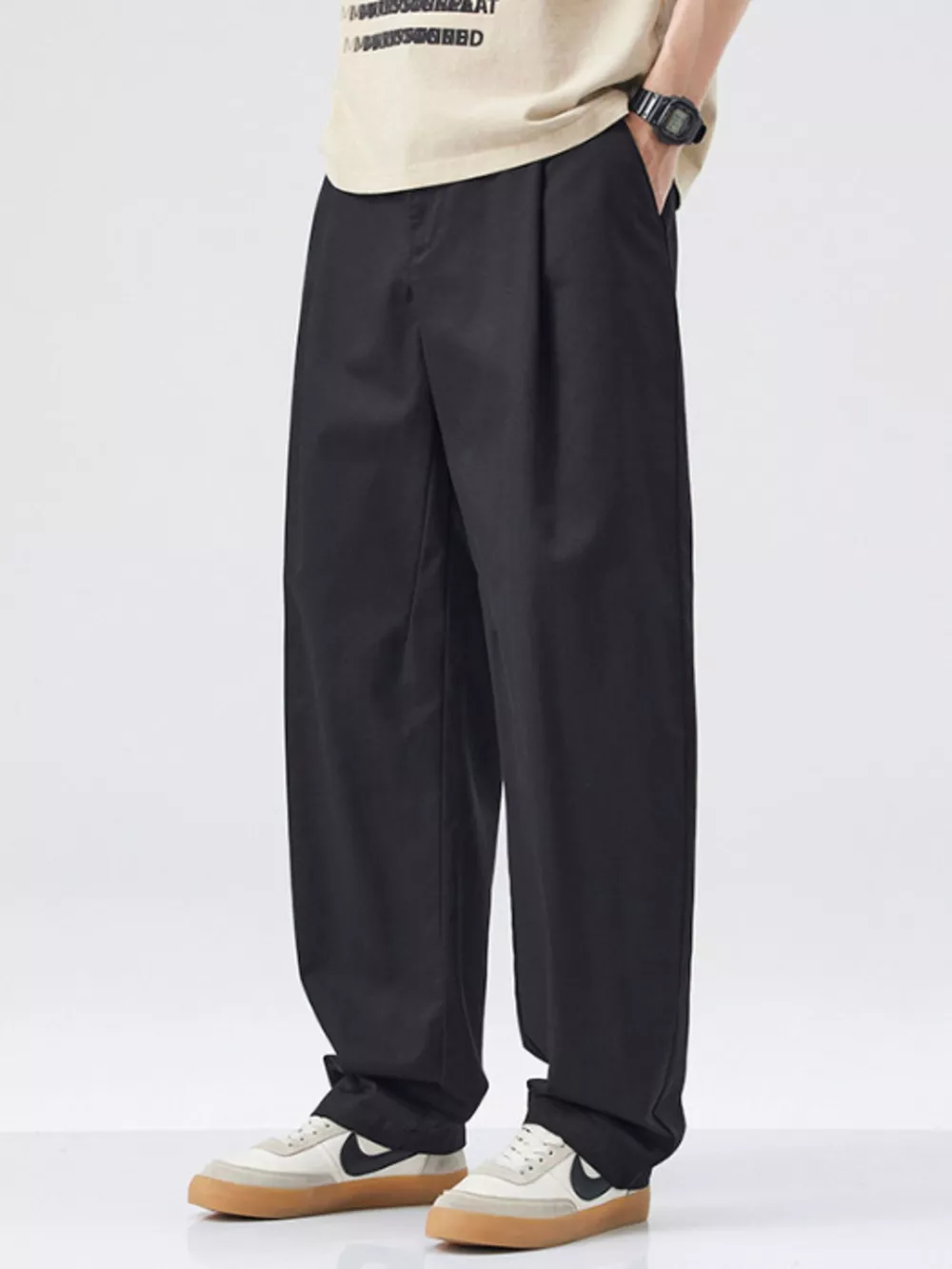 Men's Wide Leg Casual Pants