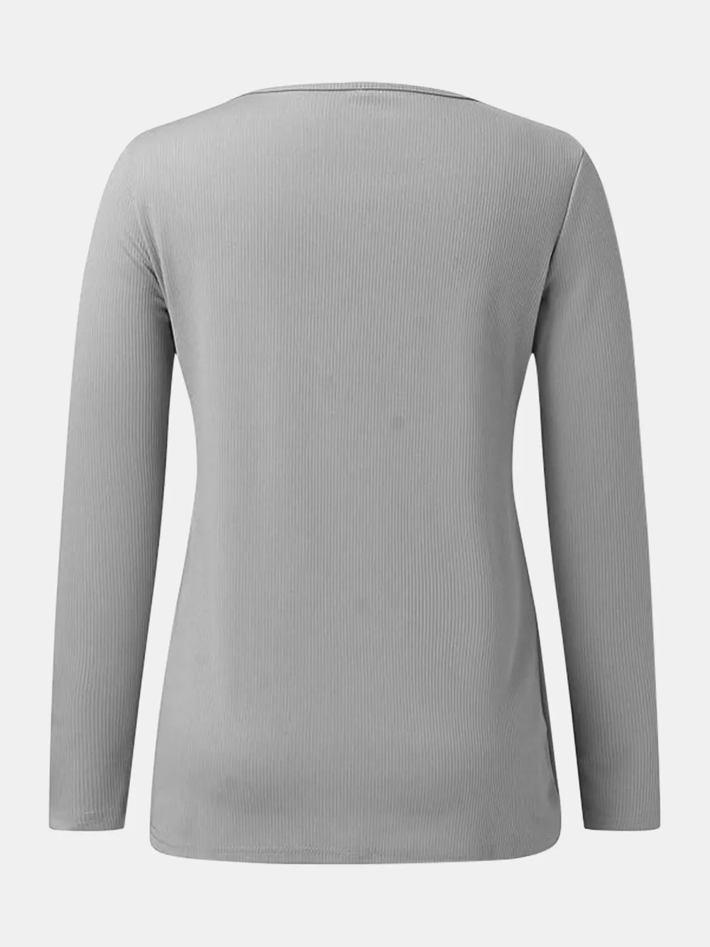 Full Size Scoop Neck Long Sleeve T-Shirt, image 4