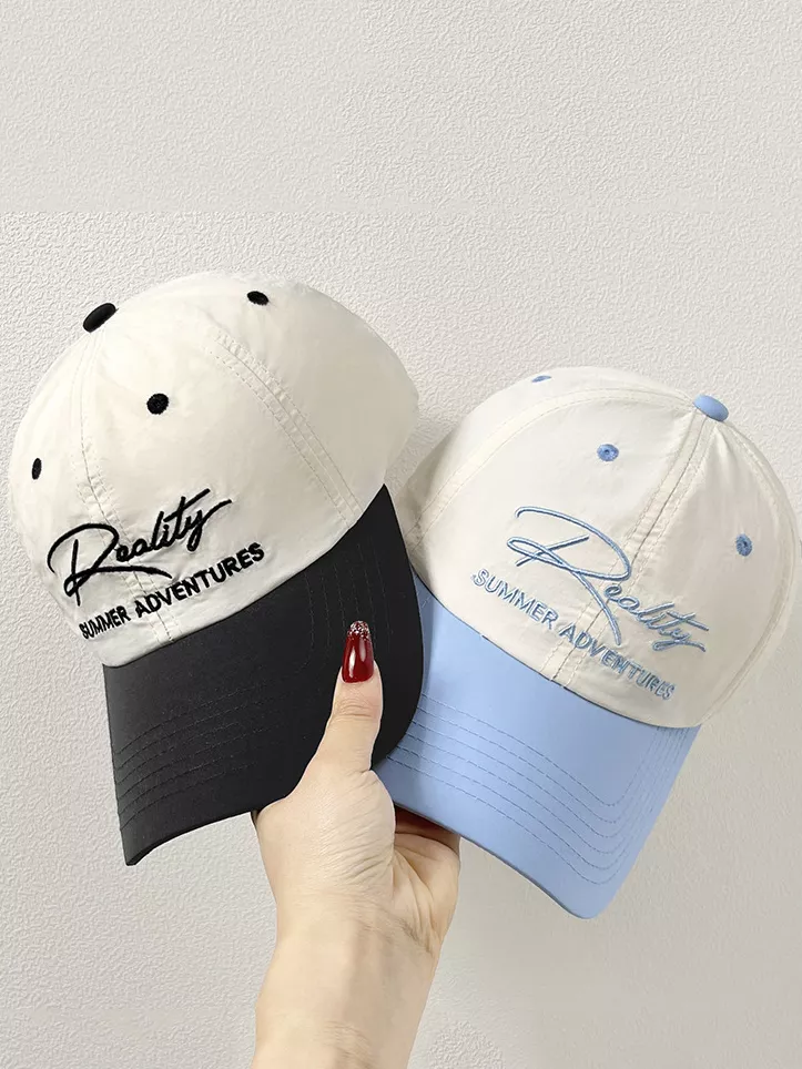 Letter Embroidered Adjustable Baseball Cap, image 7