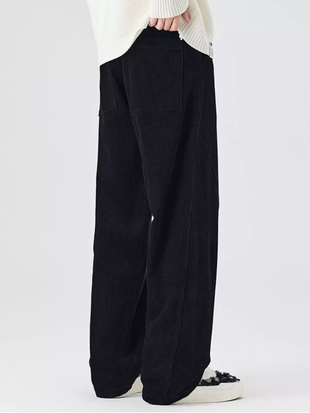 Men's Plus Size Relaxed Fit Corduroy Pants, image 4