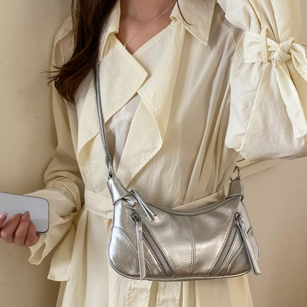 Zipper Shoulder Bag, image 5