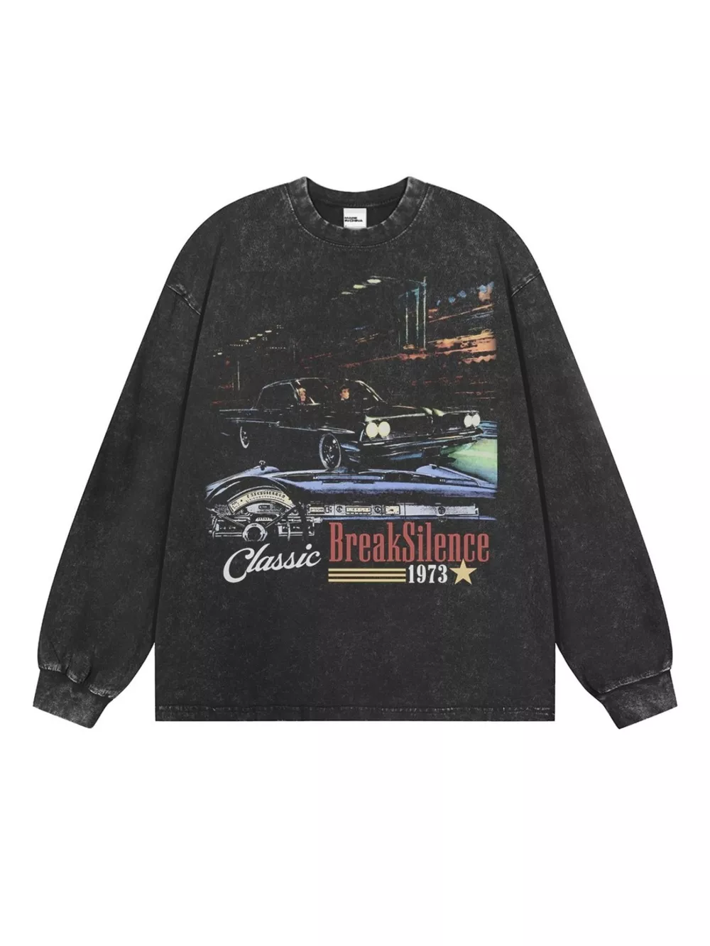 Men's Graphic Long Sleeve Sweatshirt, image 4