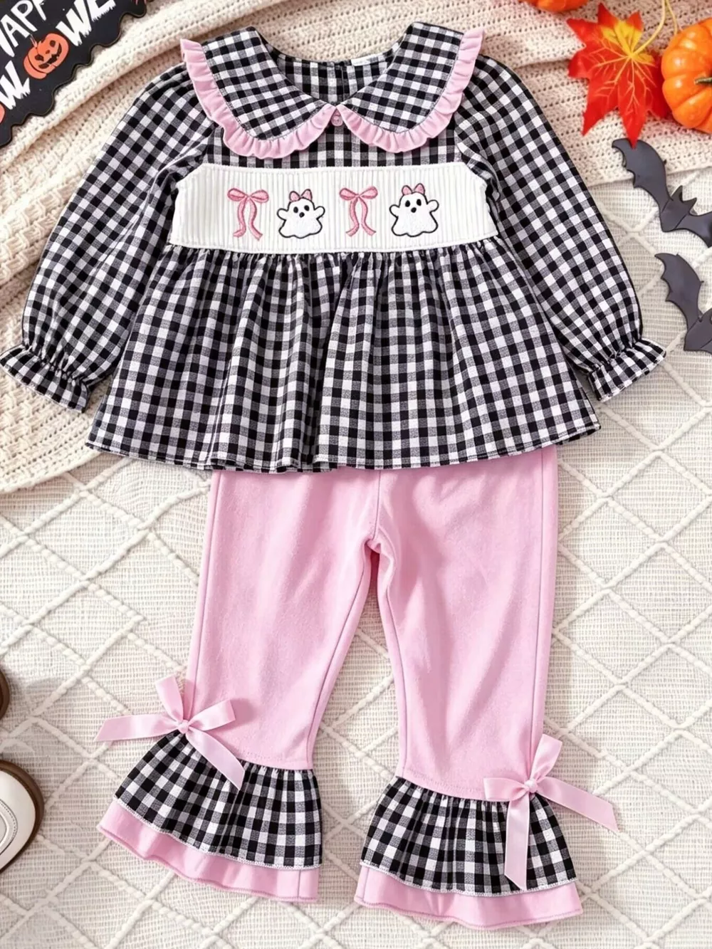 Children's Ghost Long Sleeve Top and Pants Set, image 2