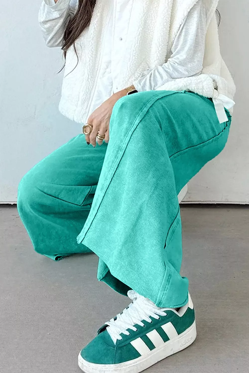 High-Waisted Wide-Leg Pants, image 6