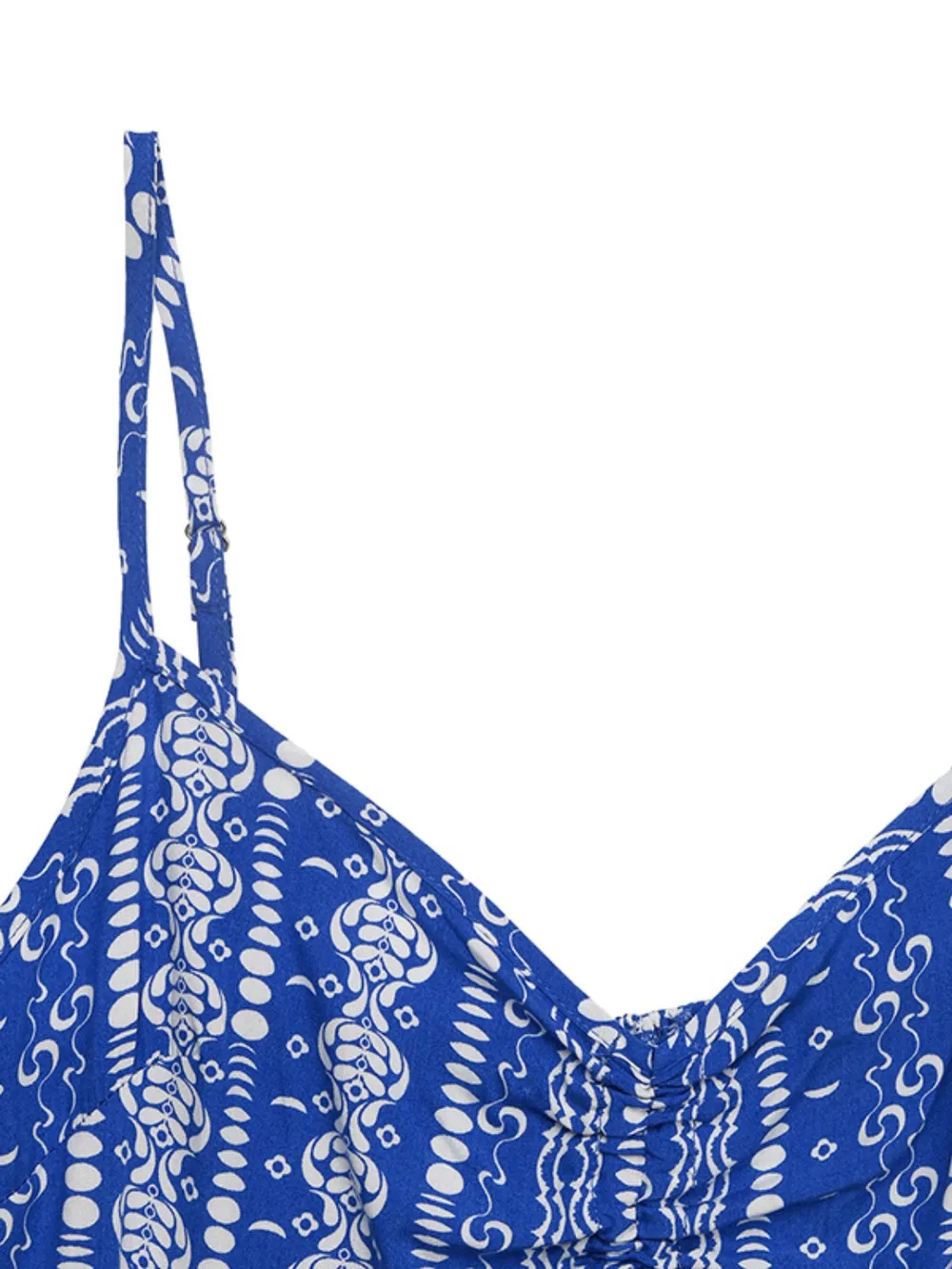 Printed Spaghetti Strap Wide Leg Jumpsuit, image 8