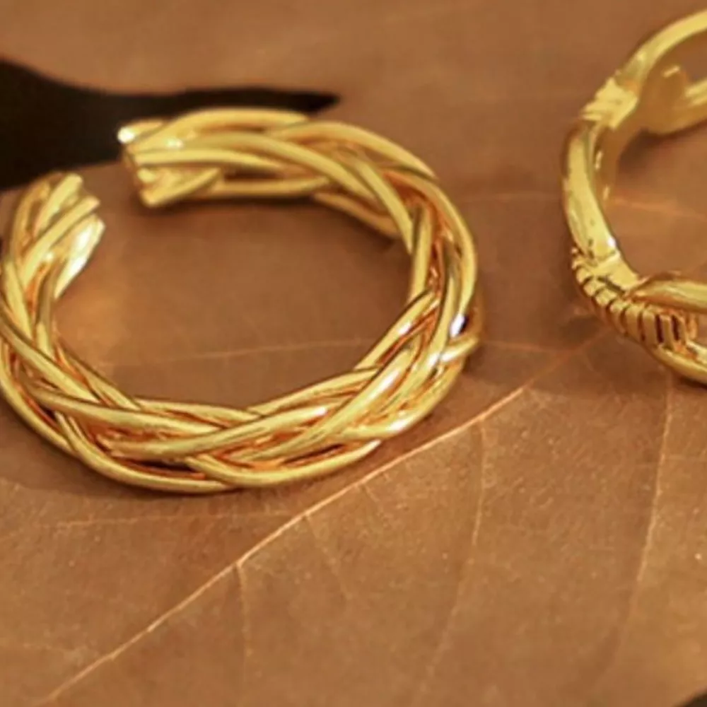 18K Gold-Plated Open Ring, image 8