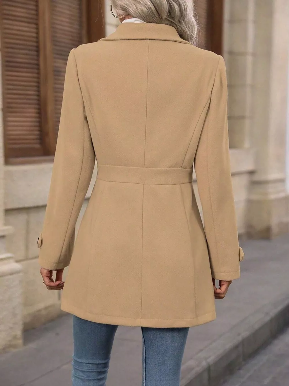 Button Up Long Sleeve Coat, image 16